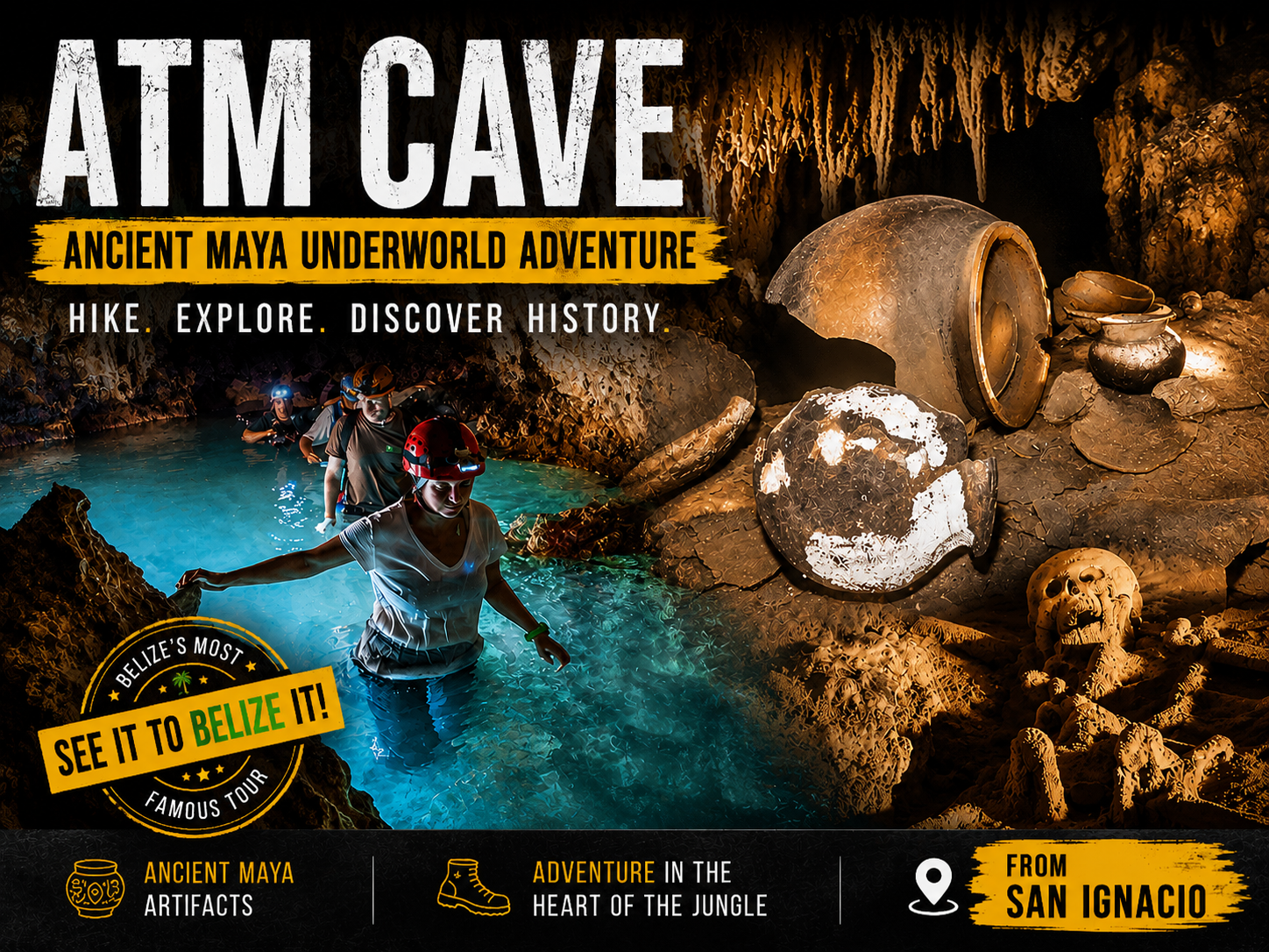 Actun Tunichil Muknal tour from San Ignacio