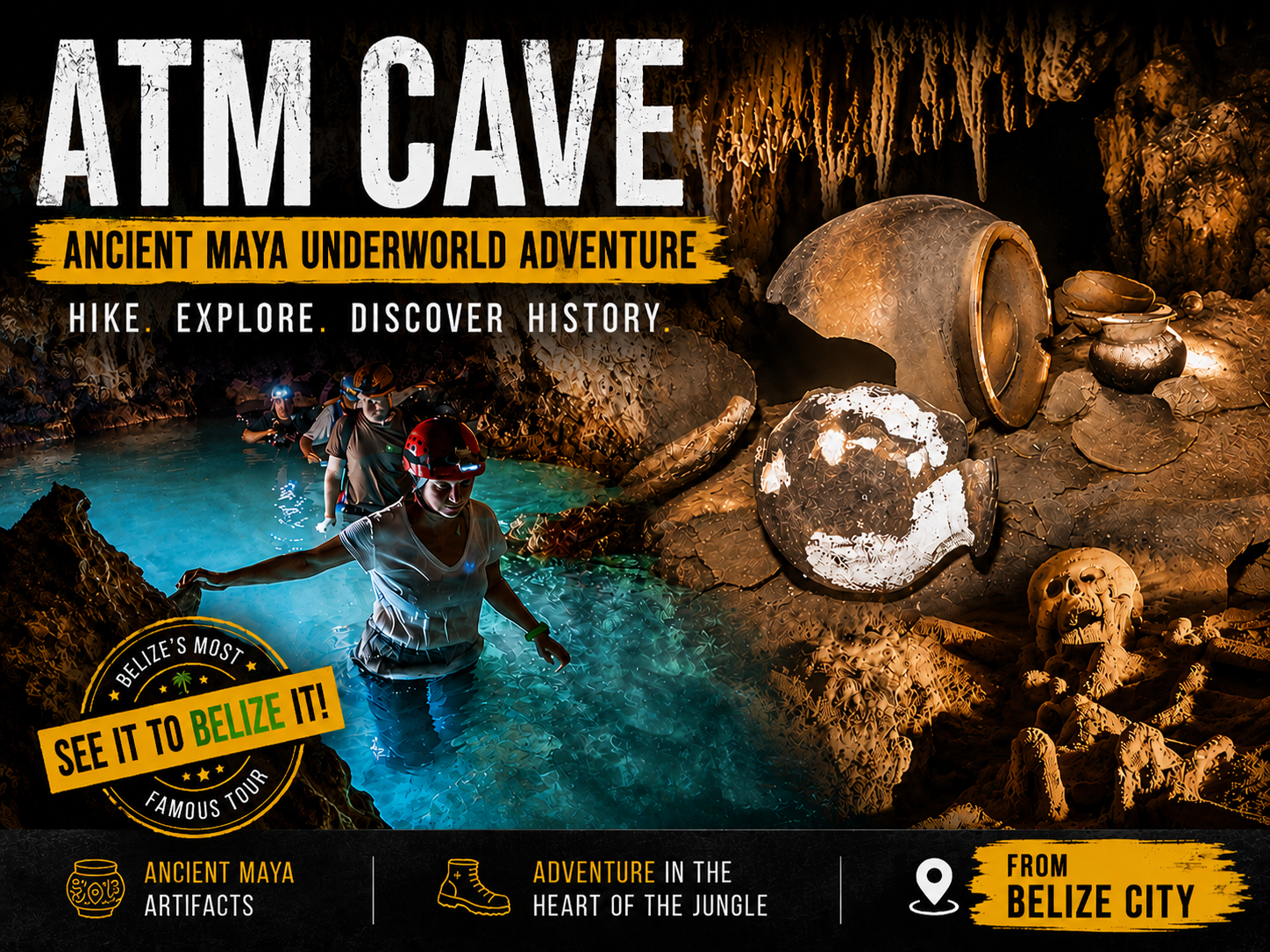 ATM Belize Cave (Actun Tunichil Muknal)