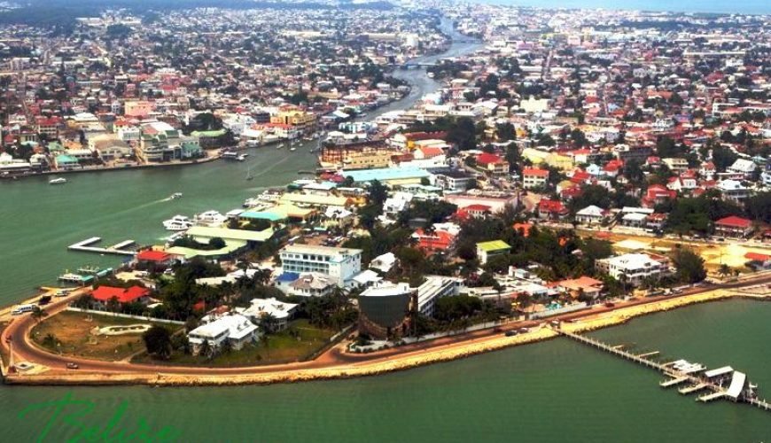 The Belize District, the Old Capital and surrounding areas.