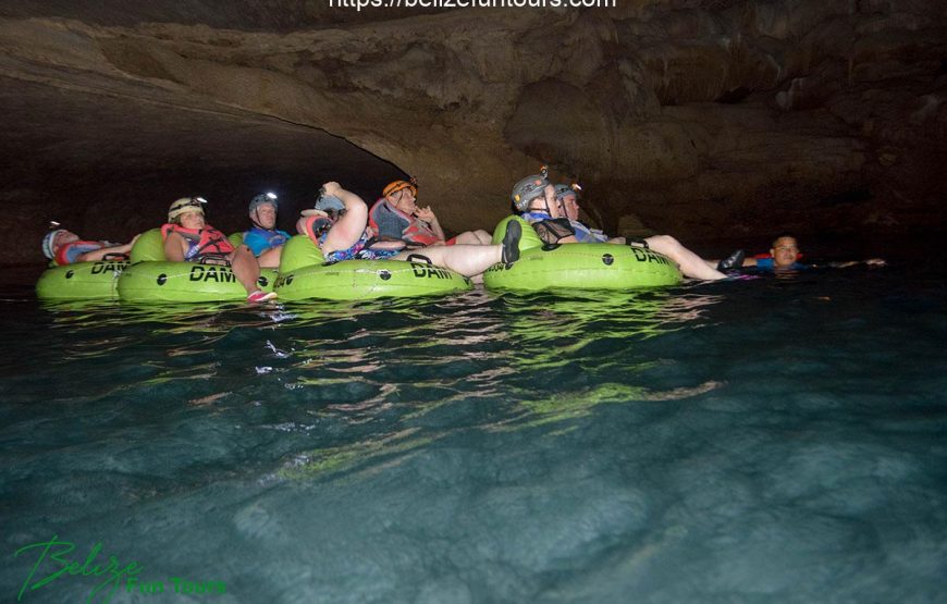 Belize Cave Tubing Zipline and Xunantunich tour