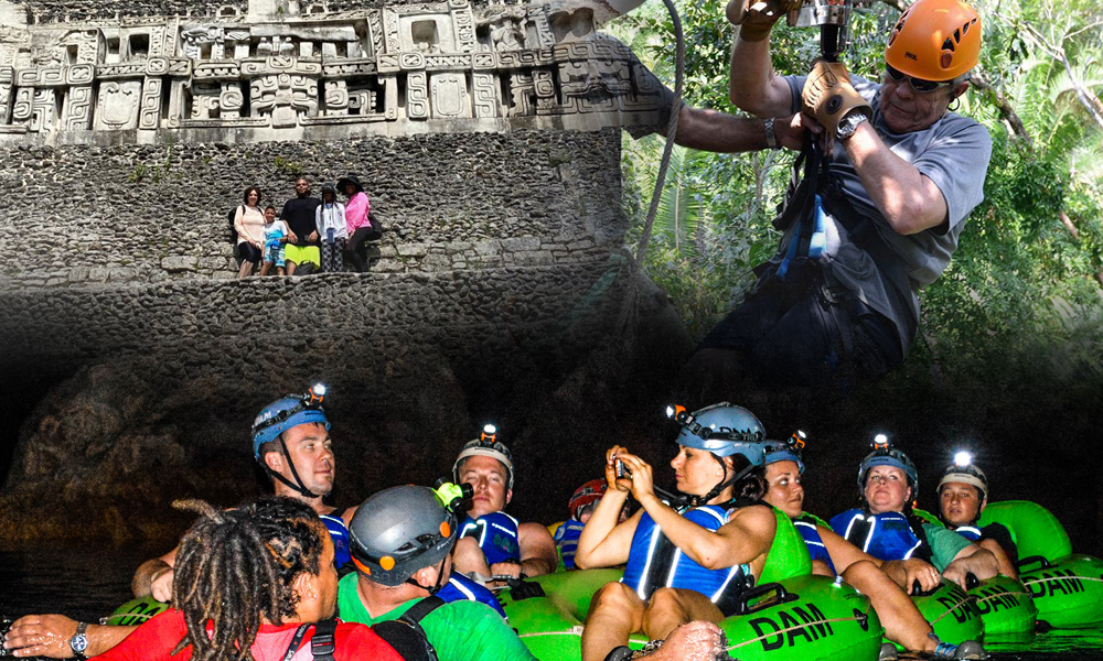 Xunantunich Cave Tubing and Zipline 3 amazing tours in 1 day